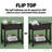 Slim Storage Cabinet Table,Narrow Side Table,End Table