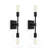 Tanveer Steel Armed Sconce