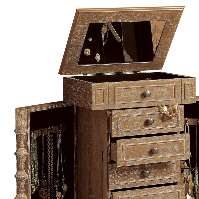 Armoire à bijoux 6 tiroirs
