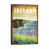 Classic Brown Wood Framed Canvas