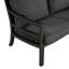 Causeuse d'extérieur avec coussins 52,12 po de largeur Trindle-103888670