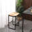 Set of 2 Water Hyacinth Woven Bar Stools for Kitchen Counter, Durable and Stylish with Footrest, Perfect for Modern and Boho Decor