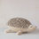 Cotton And Velvet Tufted Hedgehog Toy With Embroidery, Brown