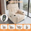 Fauteuils inclinables Ã©lectriques de grande taille avec porte-gobelet, tÃ©lÃ©commande et poches latÃ©rales, gris foncÃ©-634057050