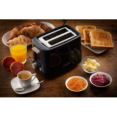 Ariete 2 Slice Breakfast Line Toaster Dark Grey