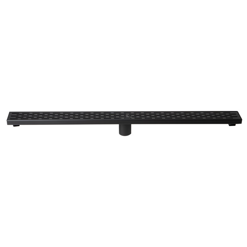 36'' Black Matte Stainless Steel Linear Shower Drain