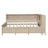Full Size Wood Daybed With Storage Shelves And 3 Drawers, Combining Practicality And Charm For Modern Living.-42930610