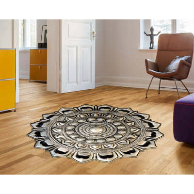 Premium Copper Color Carpet, 63 x 63 inches | 100% Polyester, 1200 g/m² | Non-Slip Underside with Leather Sole, Antibacterial & Anti-Allergic | Machine Washable at 30°C, Easy Clean Fabric, Ideal for Home Decor
