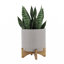 Pot à fleurs en céramique avec support Modern Modern-2128106332-2016597977-2016597955