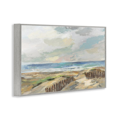 Summer Beach Dunes, estampe numérique encadrée par Silvia Vassileva