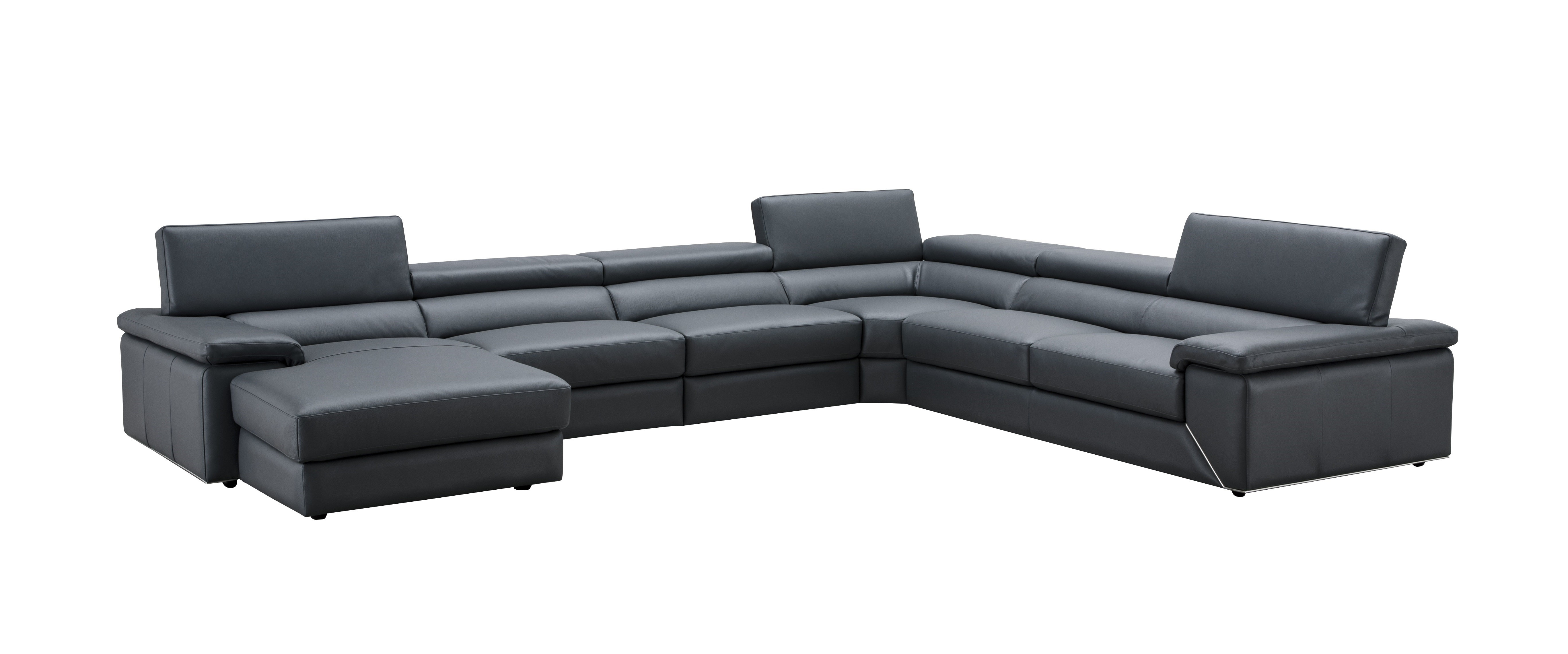 J&M Furniture Leather Sectional & Reviews Wayfair