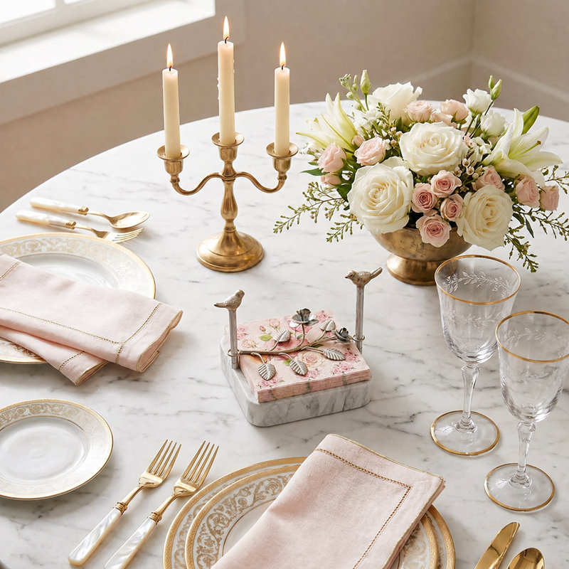 Porte-serviette pour table Bird & Rose