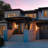 1-Light Outdoor Wall Light with Clear Seeded Glass-624986208