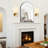 Alabaster Wall Sconce - Built-In 5W LED Light Strip, Brass Fixture - Polished Brass Finish-1066349666