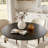 Aversa 39" /43" Round Compact Dining Table, Modern Small Kitchen Table With Wood Grain Metal Base For Apartment & Breakfast Nook-151010977-151010982-151010981