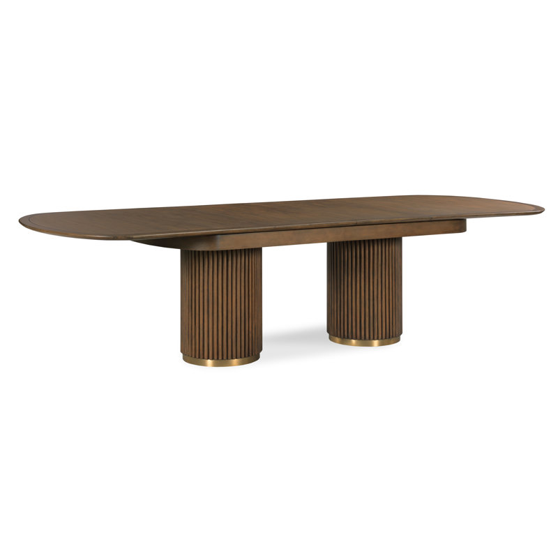 Skyline Oval Walnut Wood Dining Table