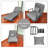 Folding Sofa Chair in Grey, Compact and Comfortable for Versatile Seating and Space-Saving Solutions.