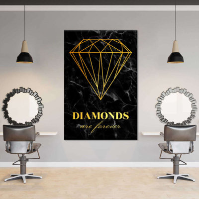 Impression sur toile, "Forever Diamonds"