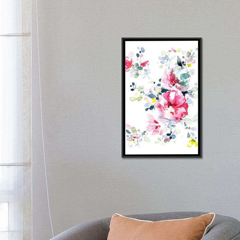 Bloom, impression sur toile tendue, H 12 po x l 8 po x P 0,75 po, Pas de tapis, Toile tendue