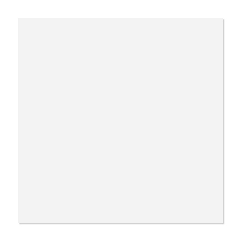 Carreau de plafond décoratif lisse 12 pi. 2 pi. X 2 pi. Fasarxiu 12 pi., 23.6" W x 23.6" L, Blanc