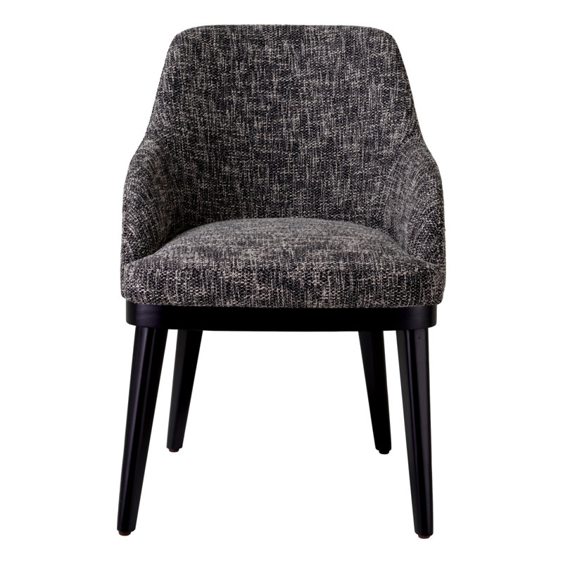 Costa Upholstered Dining Chair, Cambon Black