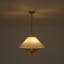 4 - Suspension conique contemporaine en tissu clair