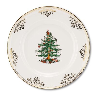 Spode Christmas Tree Gold Dinner Plate & Reviews | Wayfair