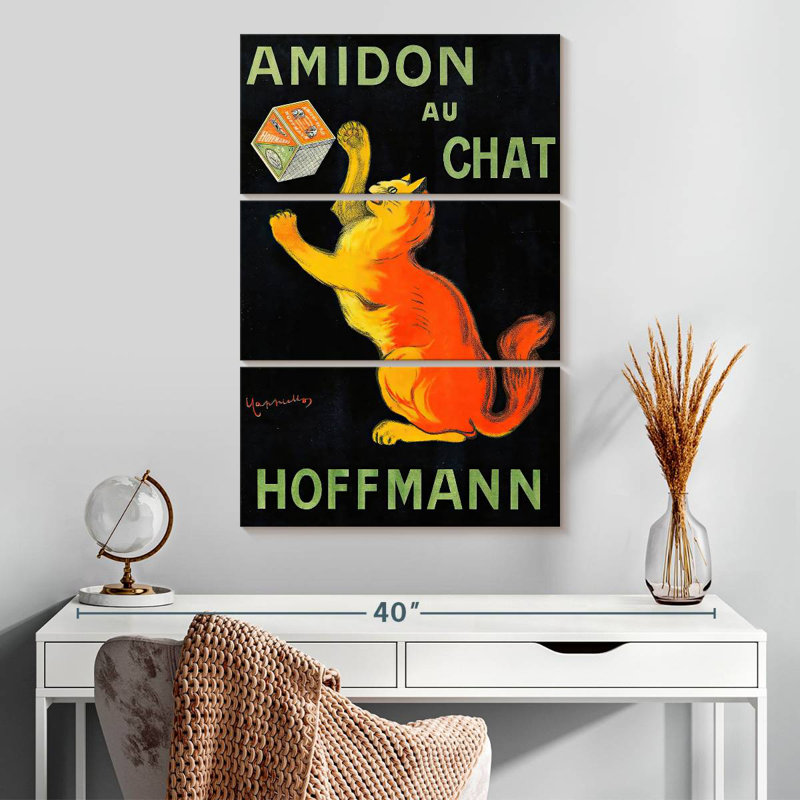 Brampt Amidon Au Chat, 32" H x 20" W