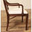 20.5'' H Upholstered Mahogany Armchair-65046053