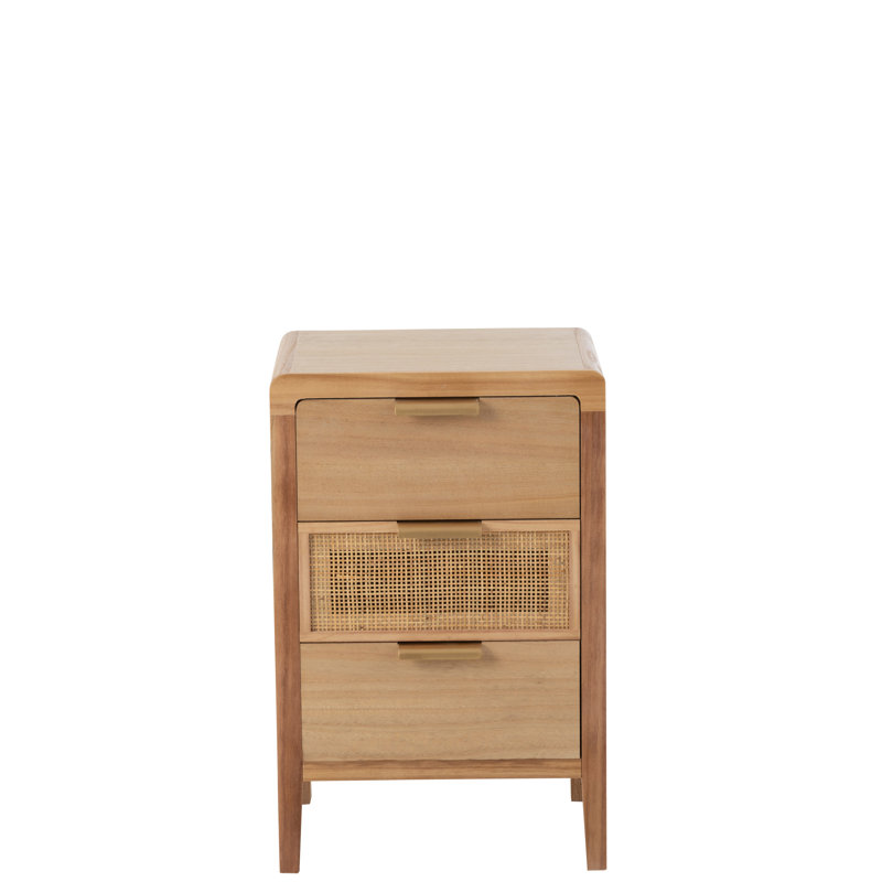 Dietrick Wicker 40 cm W Chest of 3 Drawers