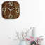 Horloge murale carrée en bois phosphorescente de 30 cm (12 pouces), silencieuse, à piles, style rustique, lumineuse, idéale pour la chambre ou le salon.