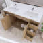 Meuble-lavabo sur pied avec lavabo en acrylique renforcé Verda-1664033045