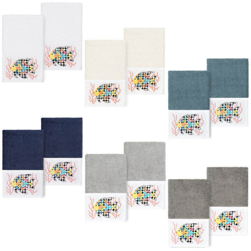 FELIZ Turkish Cotton Hand Towel, Teal