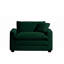 Fauteuil d'appoint simple en velours côtelé-1410417121