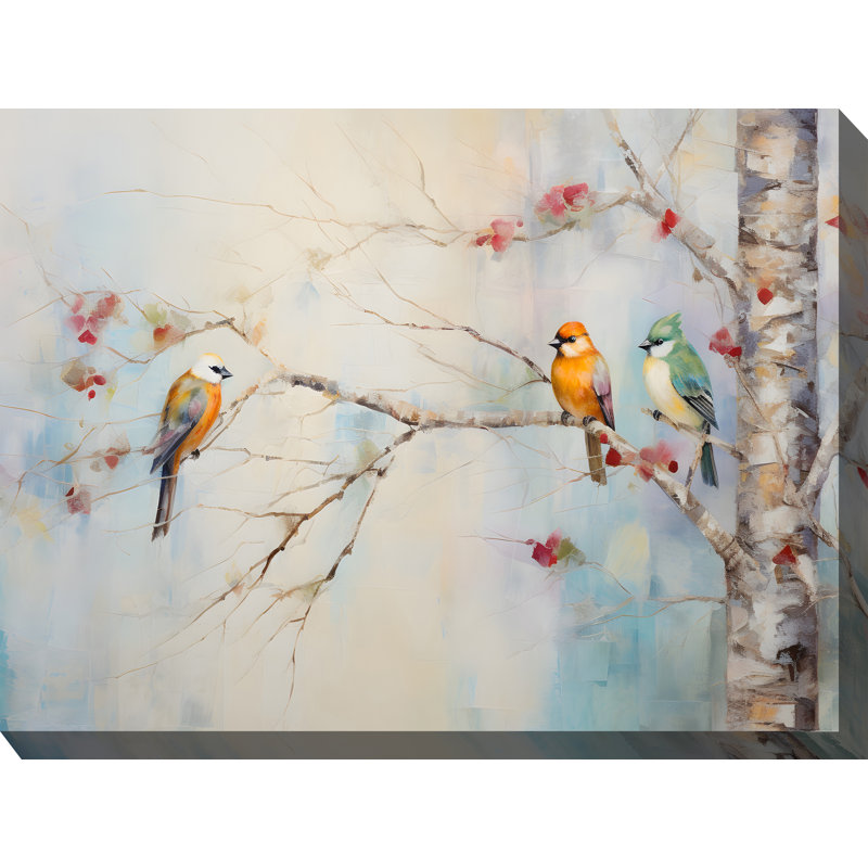 Art extérieur sur toile Birch Buddies