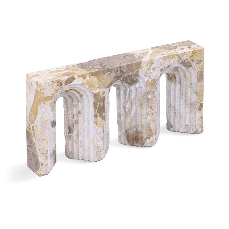 Curva Marble Decorative Object, Beige