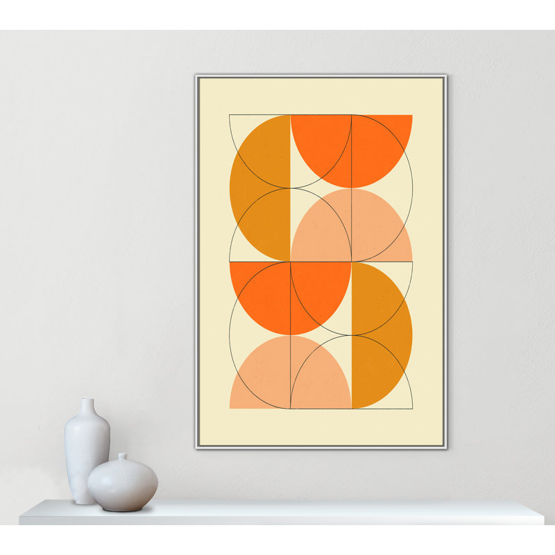 «Imaginaire 2» par Blue, Framed Canvas, 41.5'' W x 61.5'' H, Flotteur blanc