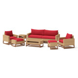 Milana Outdoor 8 - Piece Conversation Set
