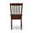 5 Piece Dining Set Includes a Round Dining Room Table with Dropleaf and 4 Wood Seat Chairs, Mahogany-176510544-219073357