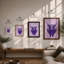 Highland Cattle Portrait Modern - Print-918504215-918504213