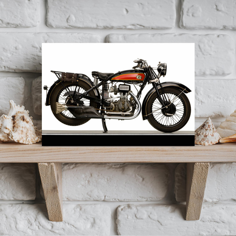 «1935 Nsu 494Cc 501Ts Classic Abstract Landscape Nature», art mural, H 12 po x l 18 po