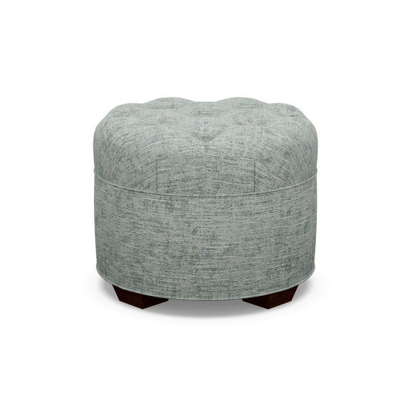 Round Ottoman, 9907-99, Walnut