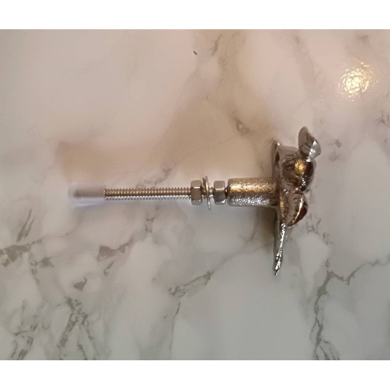 Silver Fawn Cabinet Knob