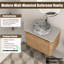 Ensemble de meuble-lavabo mural 30 po avec plateau en pierre reconstituée Eaton-441496819