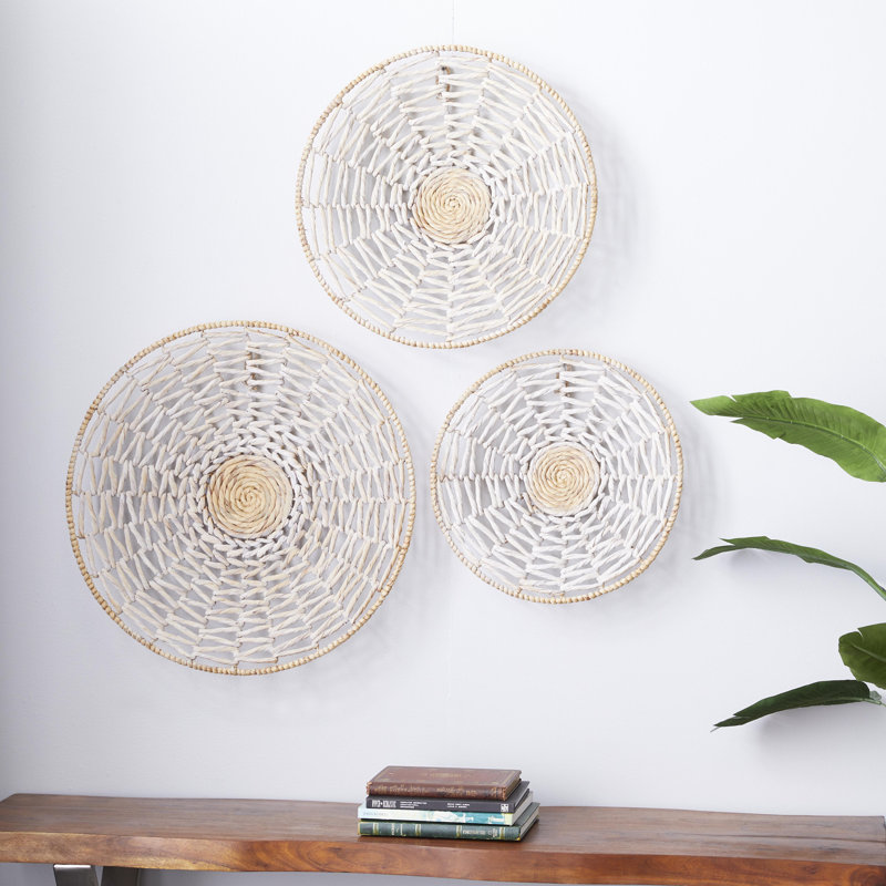 Handmade Coastal Abstract Wall Decor on Dried Plant