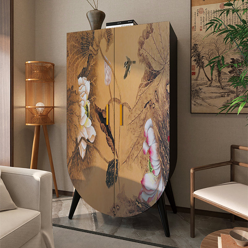 Garde-robe décorative rétro pour chambre à coucher