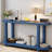 Minimalist Console Table With Oval Desktop And 2-tier Design-70788116