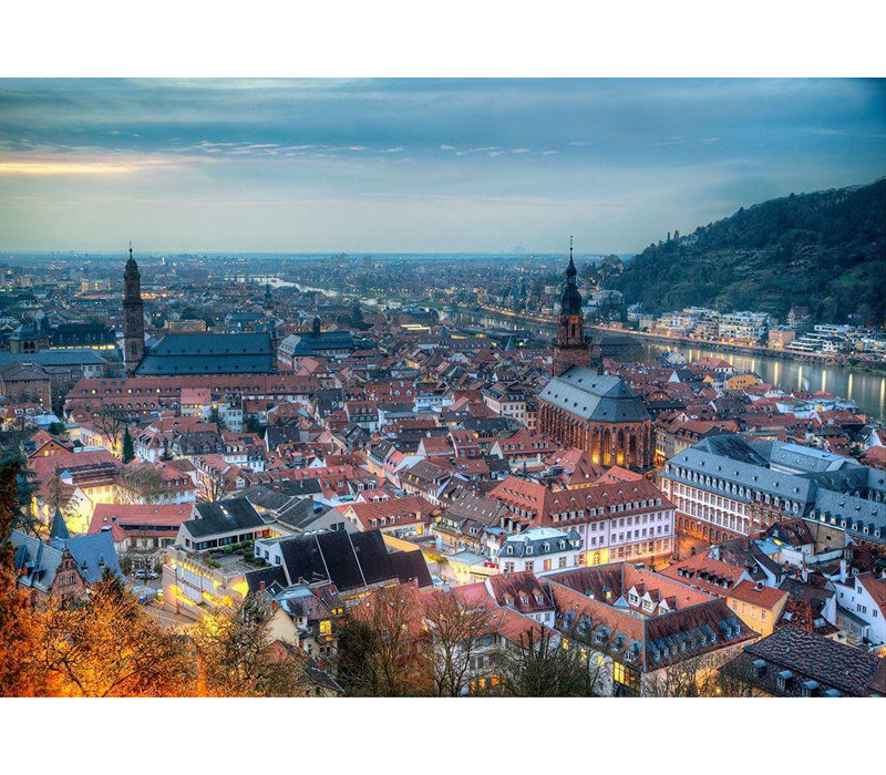 Art Direct Terrible, galerie Aurelien sur toile tendue, titre: Heidelberg, H 14 po x l 18 po