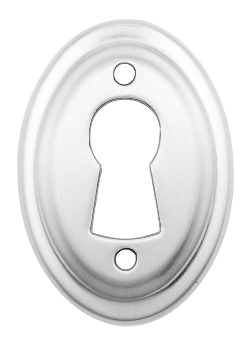 Trou de serrure nickel satiné 13/16 po, Nickel satiné