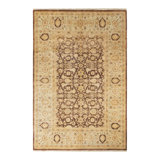 Classic One-of-a-Kind 6' 1" x 9' 1" Hand Knotted Area Rug